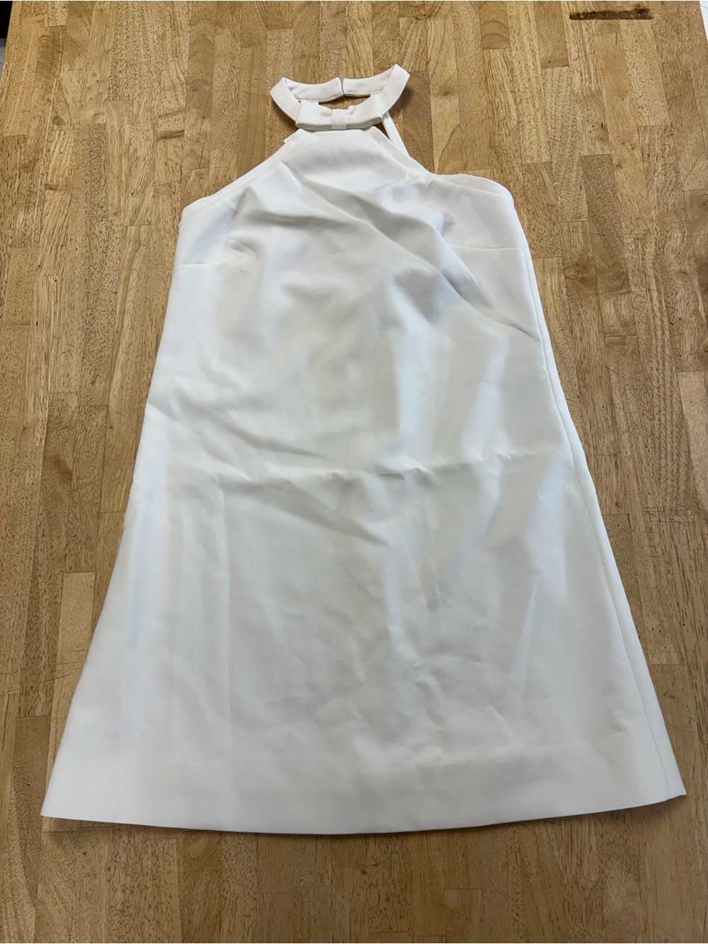 NWT Likely Revolve “Analisa” White Halter Dress with Bow Neck